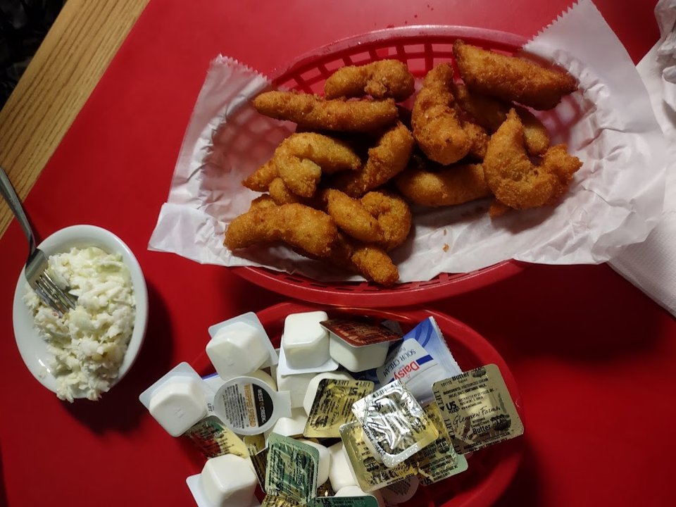 Hush Puppies and Coleslaw